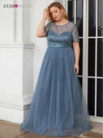 plus size elegant womens dresses long a line o neck long sleeves floor length gown 2022 ever pretty of bridesmaid women dress
