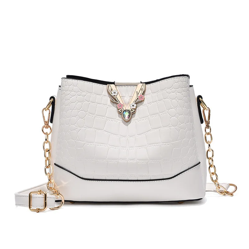 

[Boutique Women's Bag] 2022 Summer New Stone Pattern Handbag Fashion Large-capacity One-shoulder Messenger Bag Trendy Women