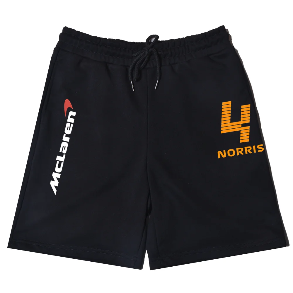 

F1 McLaren Team Racing Fans Running Gym Shorts Men Jogging Fitness Shorts Cotton Thick High Quality Gyms Mens Shorts pants