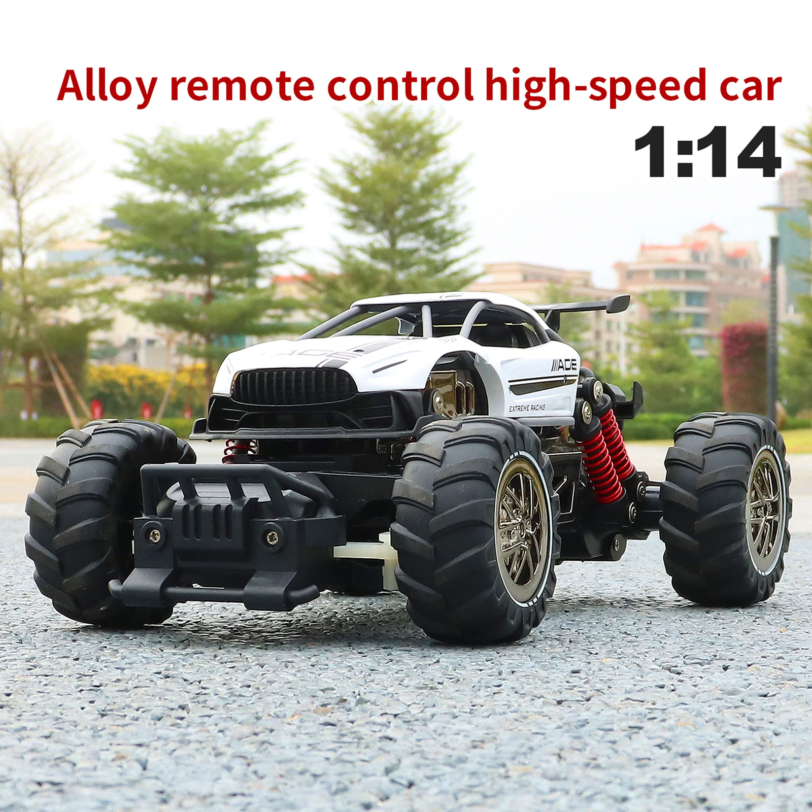 

1:14 RC Racing Car 2.4G High Speed 20km/h Remote Control 2 WD Climbing Buggy Electric Toys for Boys Girls with 3 Battery