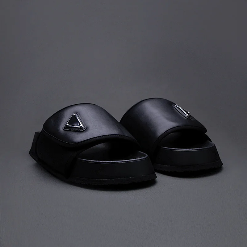 Мужские пляжные туфли мягкая подошва повседневная обувь из воловьей кожи