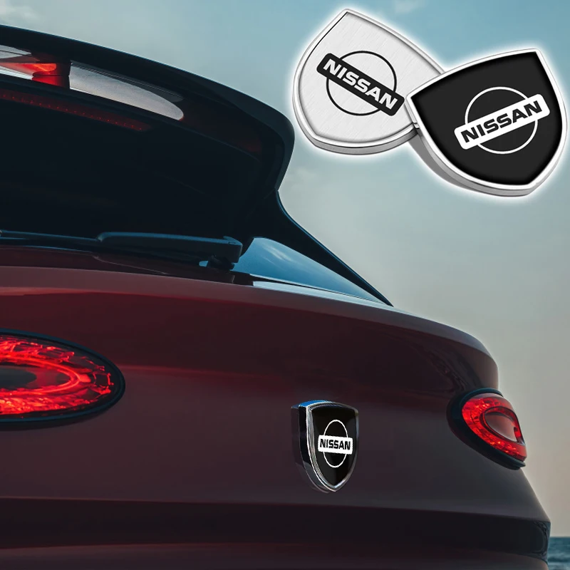 

1/2pcs Car 3D Metal Zinc Alloy Emblem Badge Stickers Decal for Nissan Nismo X-trail Almera Qashqai Tiida Teana Juke Micr Gadget