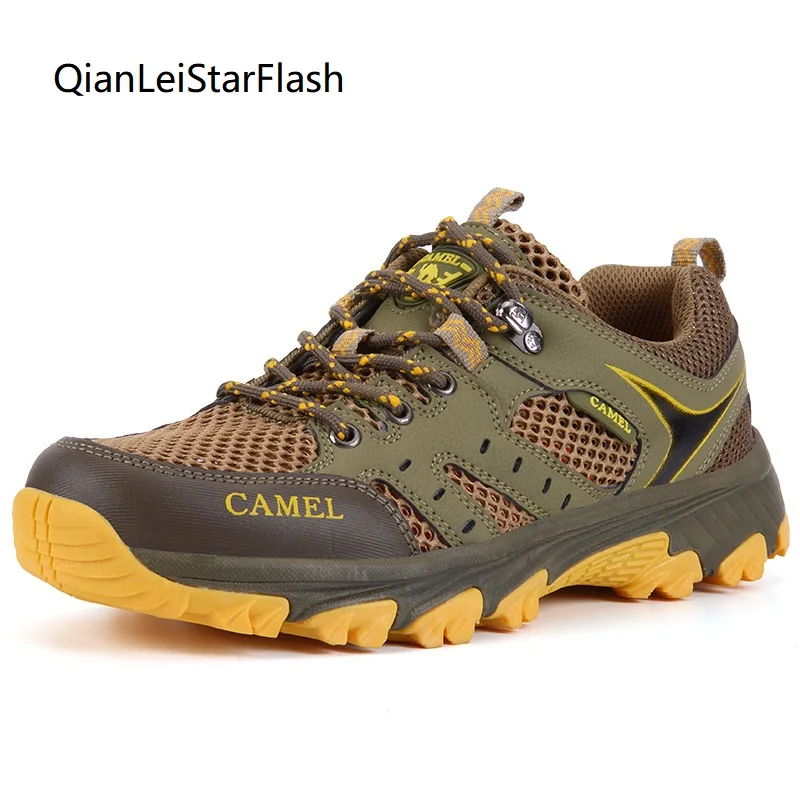 

Hiking Men Sport Shoes Brand Lace-up Mountain Climbing Men's Sneakers Breathable Mesh Shoes Hiking Sneakers for Men Sports
