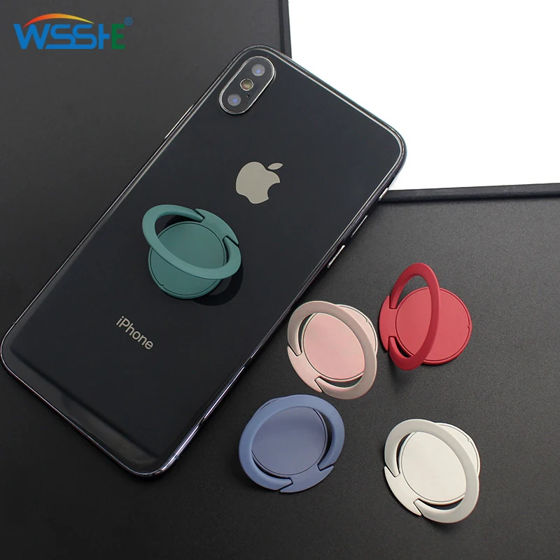 ultra thin stent accessories finger ring holder stand for xiaomi samsung 360 degree thin mobile phone ring holder for iphone 12 free global shipping