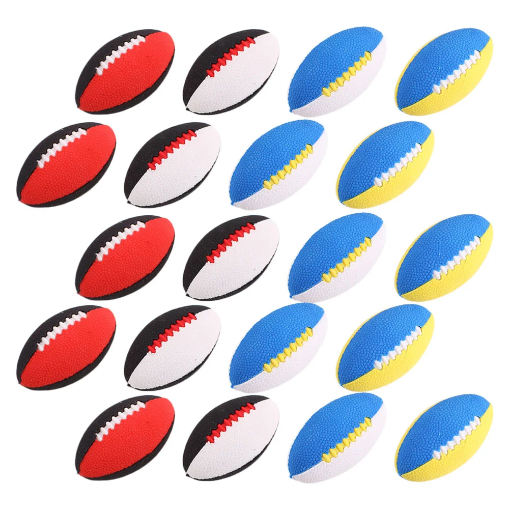 

20Pcs Detachable Rugby Shaped Eraser Portable Pencil Erasers for Students
