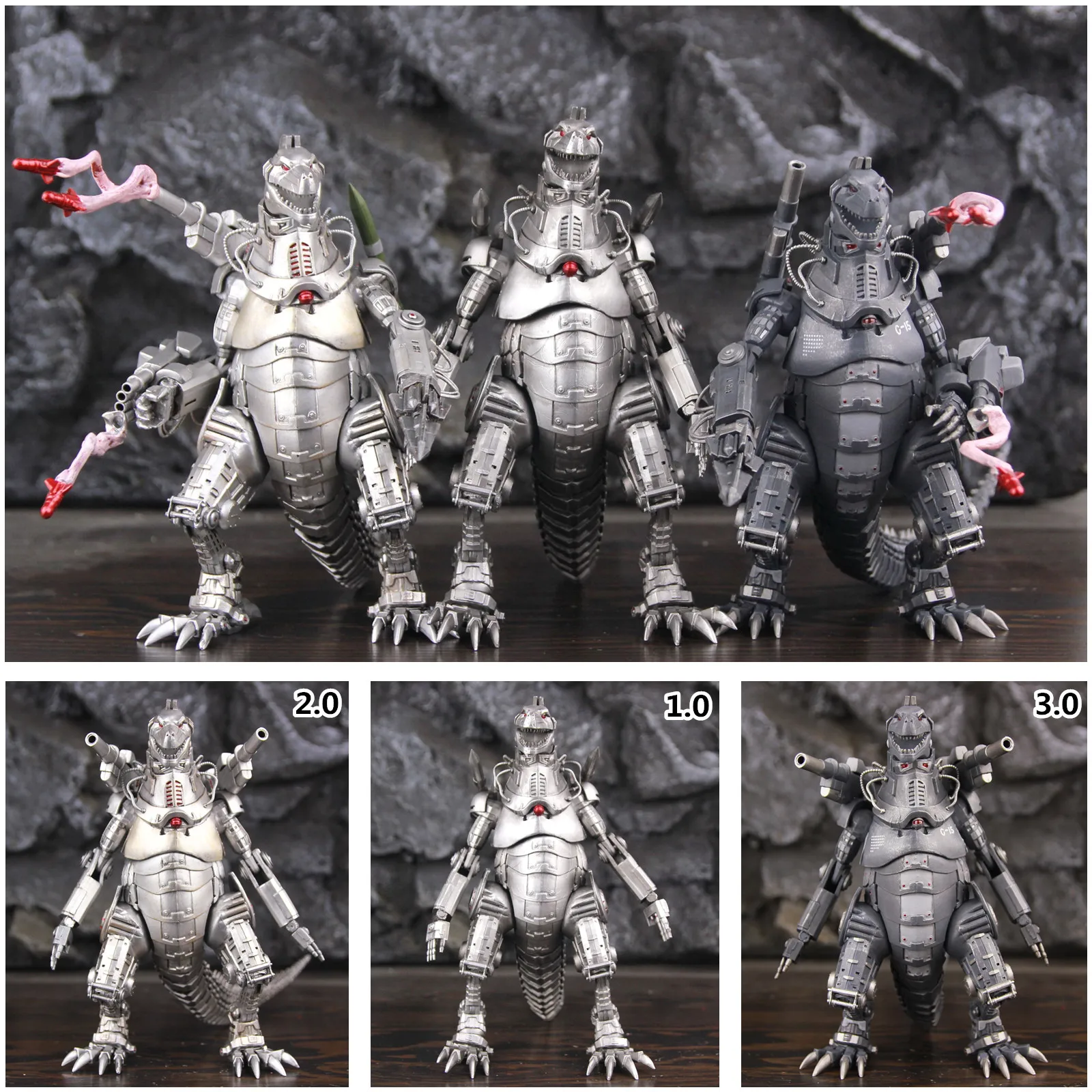 Машинная экшн-фигурка Monster Mecha Gojira 20 см 8 дюймов с головой до хвоста 28 2018 готовый к