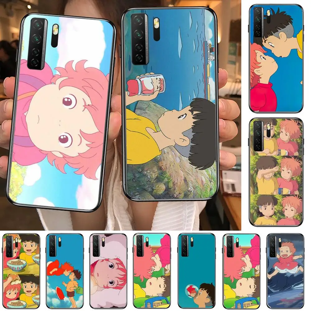 

A-anime romanceBlack Soft Cover The Pooh For Huawei Nova 8 7 6 SE 5T 7i 5i 5Z 5 4 4E 3 3i 3E 2i Pro Phone Case cases