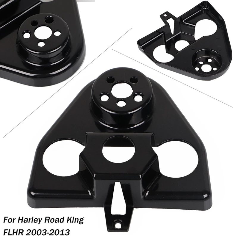 Черная задняя крышка руля для Road King FLHR Custom 2003-2013
