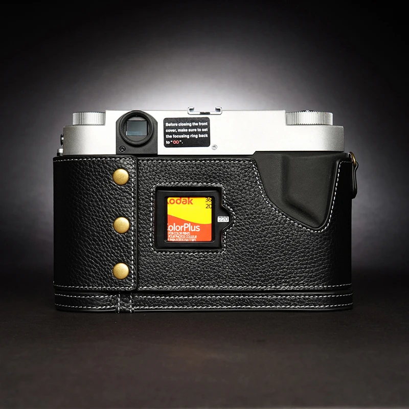 Защитный чехол ручной работы из натуральной воловьей кожи для Fujifilm GF670 GF670w Besta III