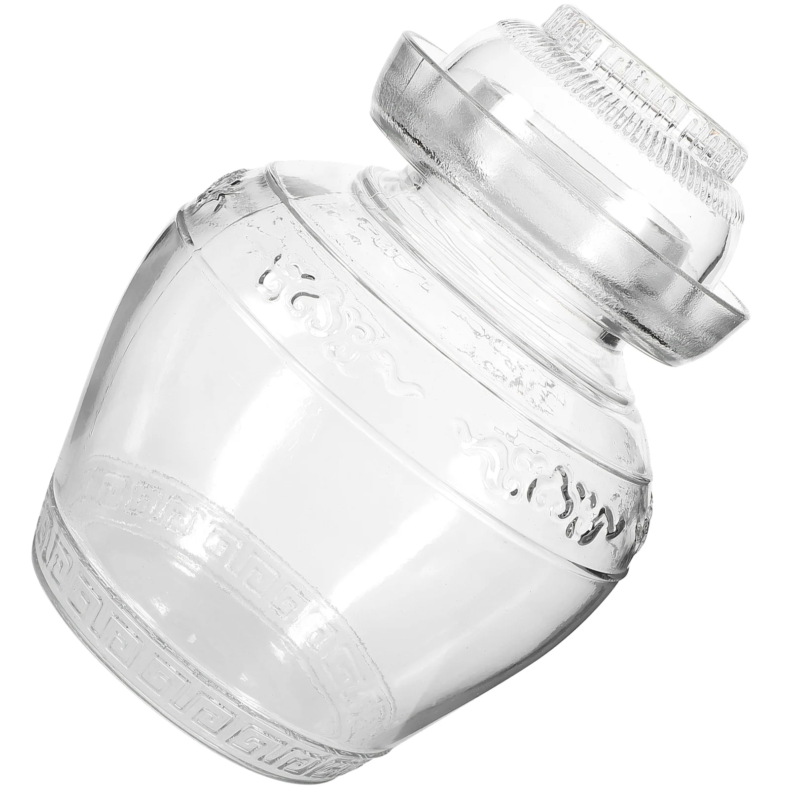 

Glass Containers Jar Pickle Transparent Fermenter Sealing Airtight Fermenting Pickling Food Vegetable Fermentation
