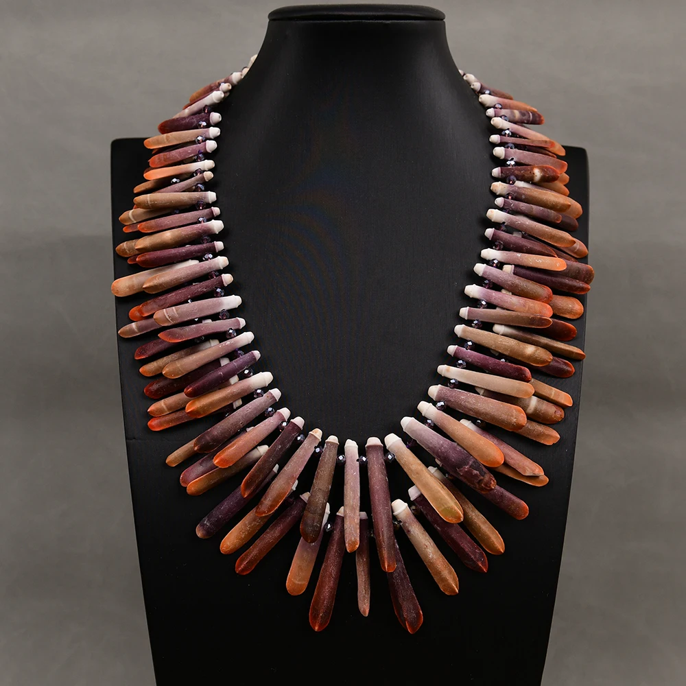 GG 2 ряда большая НАТУРАЛЬНАЯ коричневая морская бамбуковая ветка ручной работы