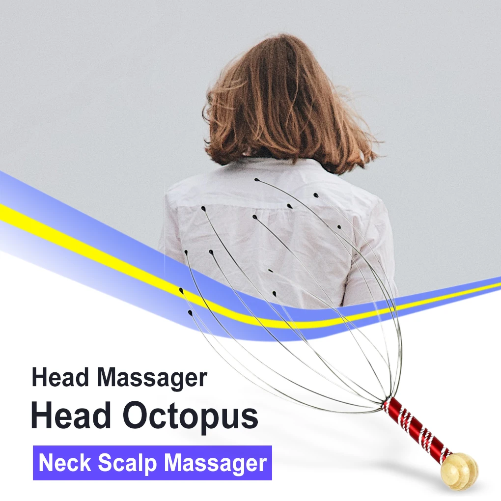 

Массажер для головы, шеи, кожи головы, Когтеточка для расслабления, снятие стресса, коготь, ручной инструмент для массажа тела для взрослых, ...