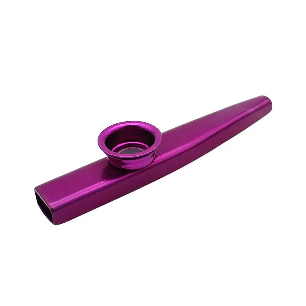 1pc Metal Kazoo With 6 Kazoo Flute Diaphragm Mouth Flute Harmonica For Beginners Kids Adult Party Gifts Musical Instrument images - 6