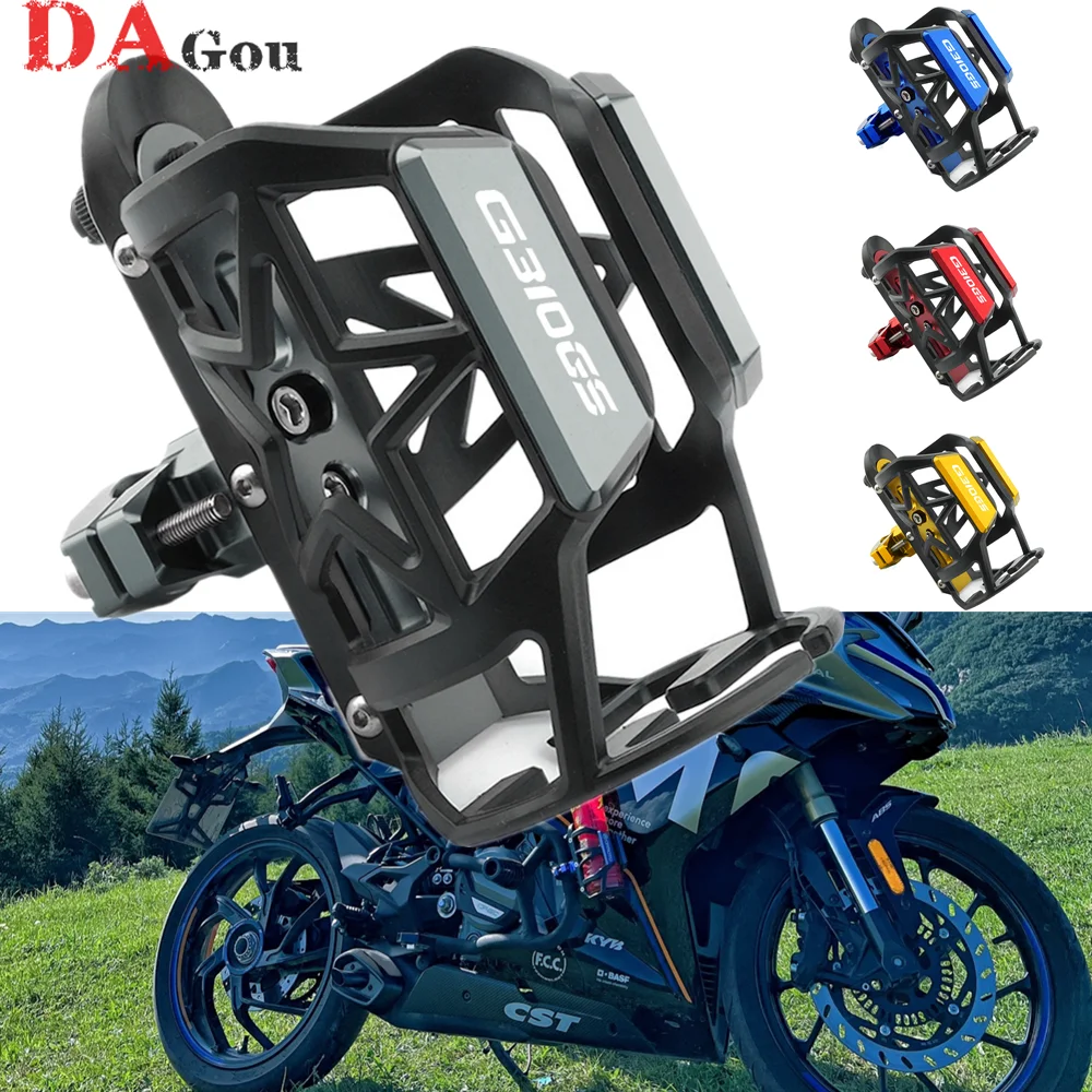 

2023 New High quality Motorbike CNC Beverage Water Bottle Drink Cup Holder With Logo "G310 GS" For BMW G310GS G 310GS 2017-2022