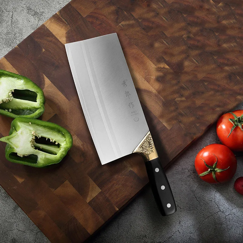 Kitchen Chef Knife Stainless Steel Meat Fish Vegetables Slic