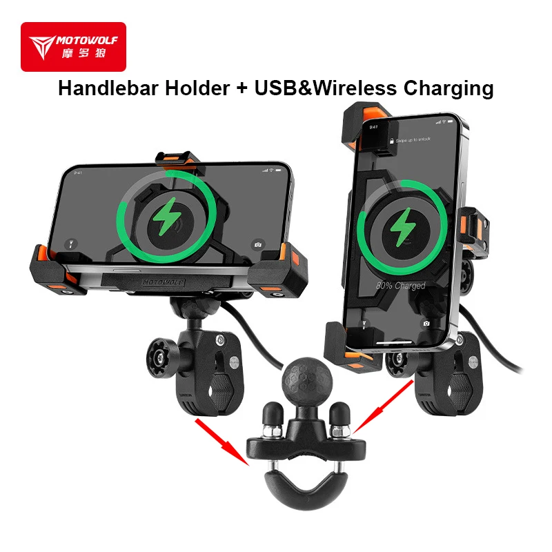 

Высококачественный держатель для телефона на мотоцикле, USB-зарядка, противоударный, стабильный, регулируемый, быстроразъемный замок для Honda cfmoto