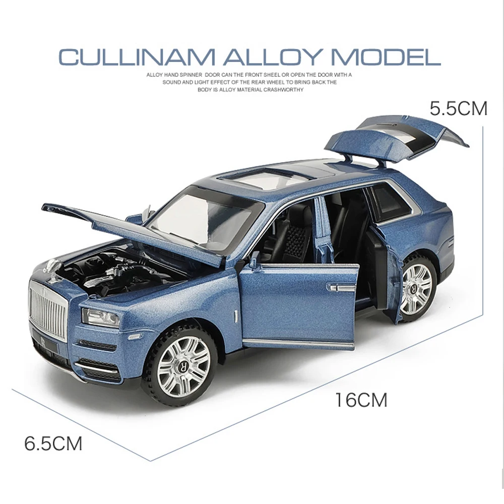 Scale 1/32 Cullinan SUV Metal Diecast Alloy Toys Cars Models Trucks For Boys Children Kids Off-road Vehicles Hobby & Collection images - 6