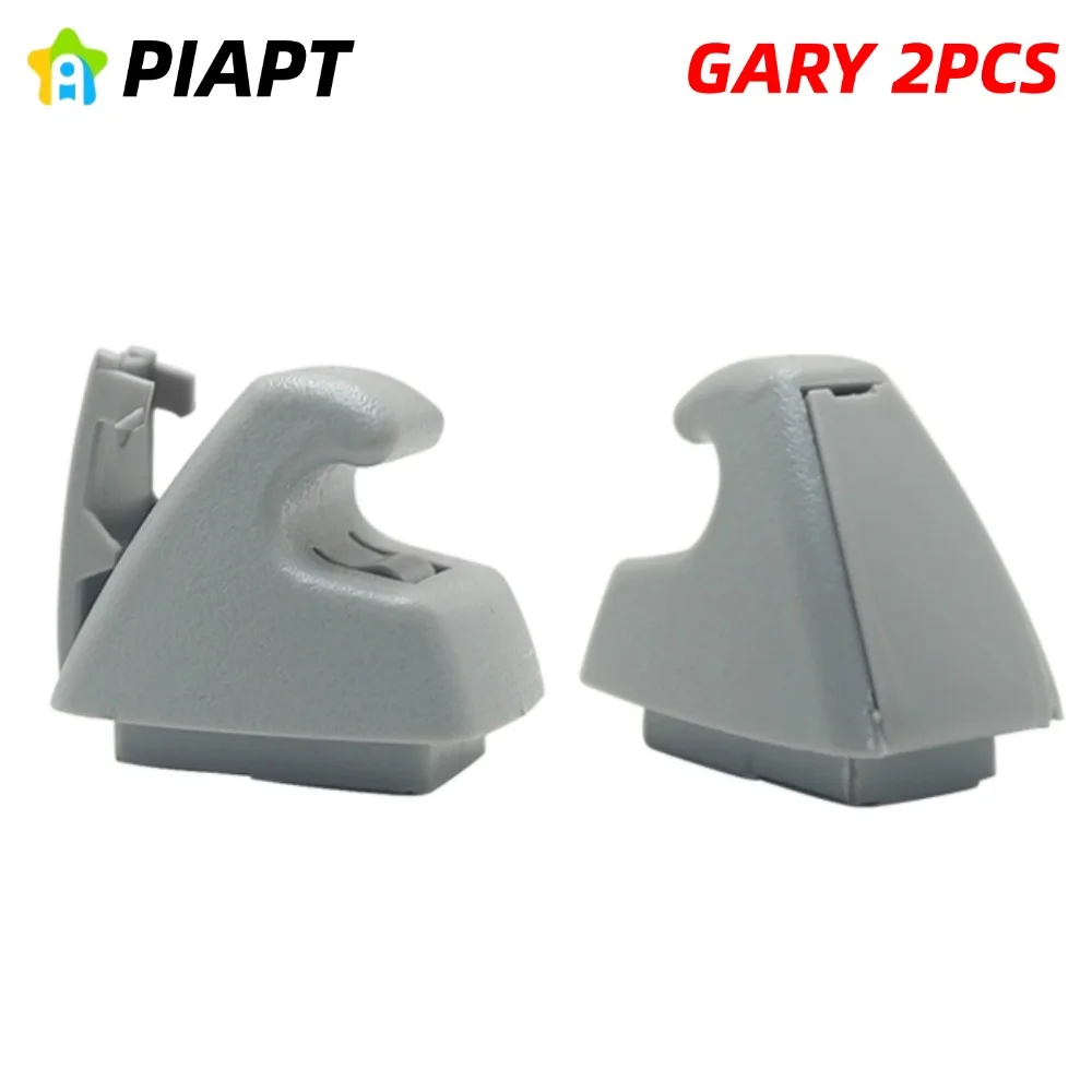 

2 шт. OE # 95994975 Зажимы для солнцезащитного козырька бежевого и серого цвета для автомобилей Chevy Silverado 1500, Tahoe, GMC Sierra 1500, Yukon 2007-2013 гг.