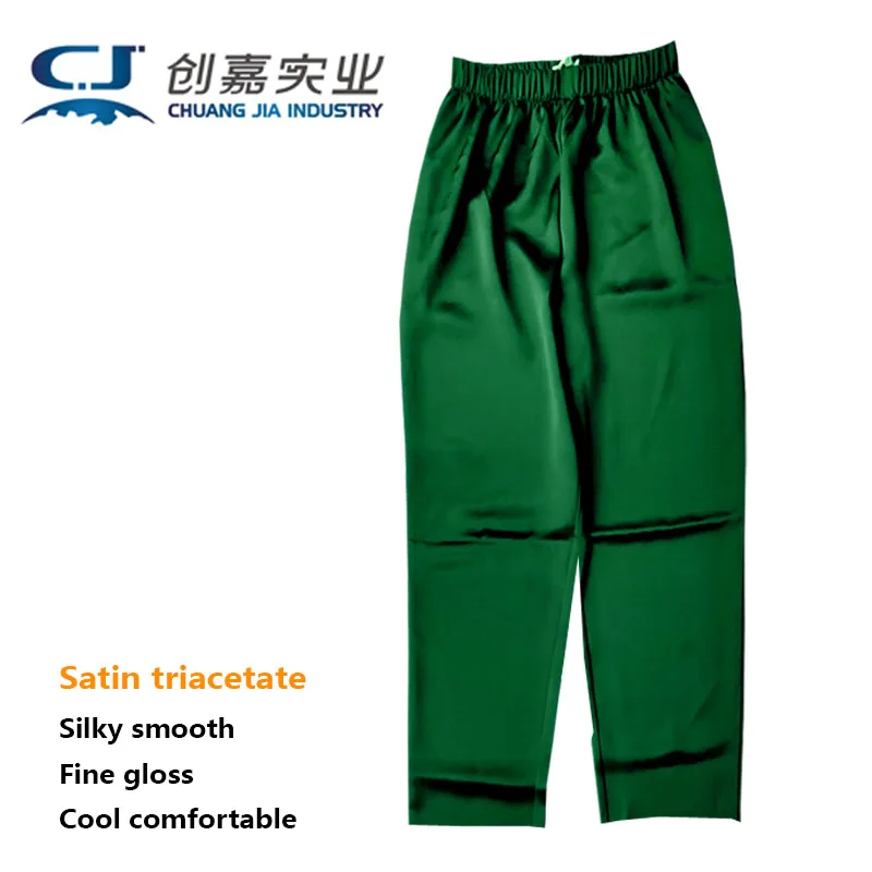Атласные триацетатные весенне-летние женские укороченные брюки темпераментные