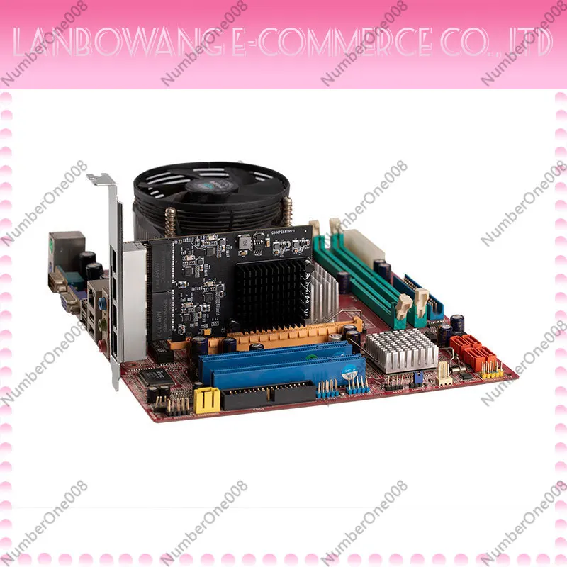 Сетевая карта Lekuo PCIe x1 RTL8111H, 4 порта Gigabit Ethernet 1000 Мбитс, 4 порта RJ45, для серверов (art.: 3920db6dd529d) - 3920db6dd529d