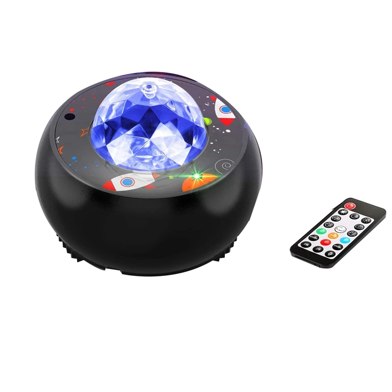 

JHD-LED Galaxy Star Projector Light-ночник океанской волны для спальни, декор комнаты и вечеринки, с дистанционным управлением