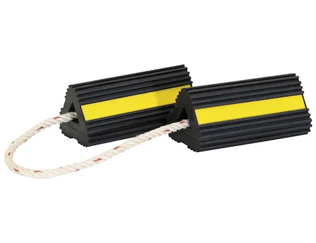 

Wc24483 Wheel Chock, Black/Yellow, 4 X 4 X 8 Inches