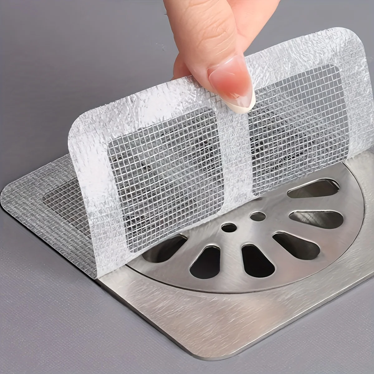 Floor Drain Sticker, Insect-proof Self-adhesive Bathroom Hair Filter Net, Sewer Filter, Kitchen Anti-blocking Mesh Net