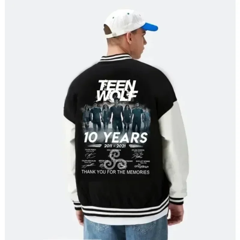 Популярная американская Классическая модная бейсбольная куртка из полиэстера с