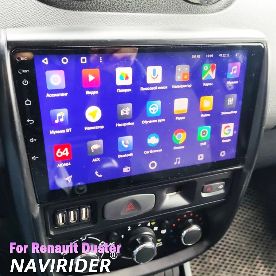 Автомобильный видеоплеер Android 14 GPS для Renault Duster 1 2010-2015 радио Tarago мультимедиа
