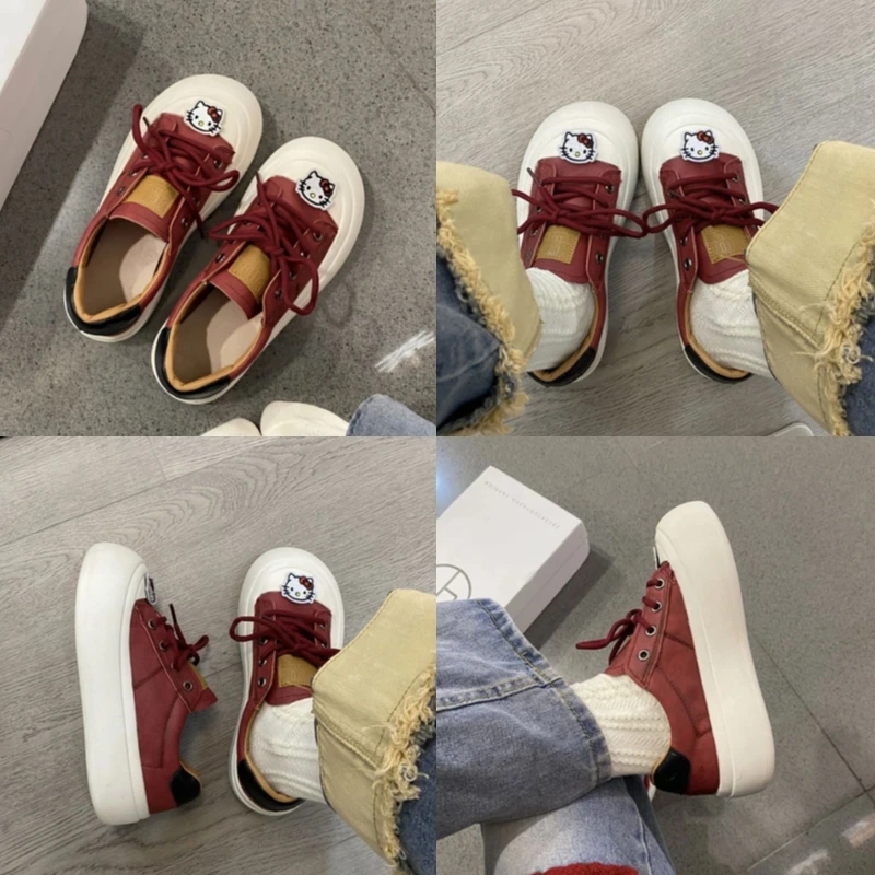 

Женская повседневная обувь на платформе, разноцветная дышащая мягкая ткань, женская повседневная обувь, универсальная женская обувь для те...