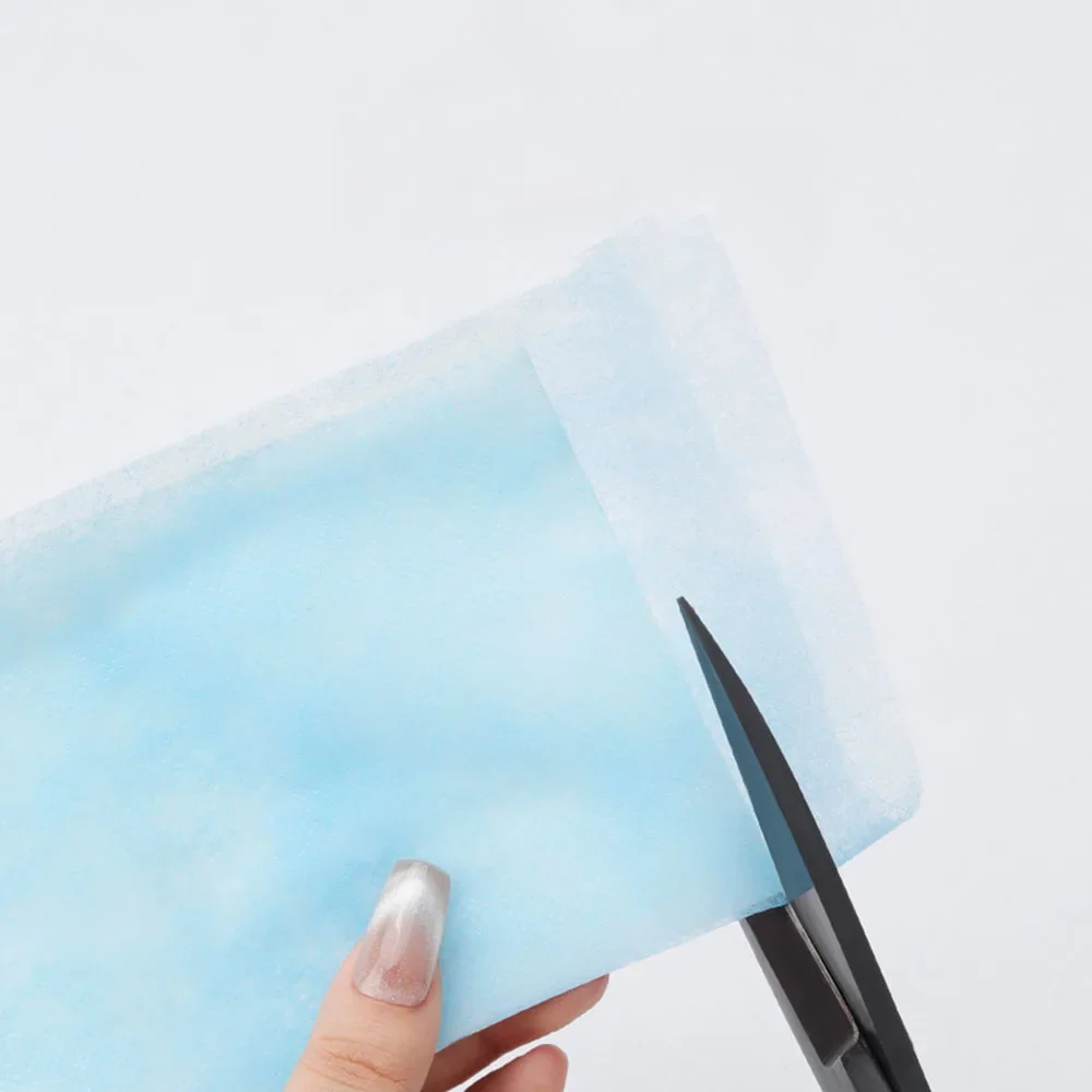 100 шт. вакуумный фильтр для ногтей бумажный розовый/белый/синий можно разрезать и