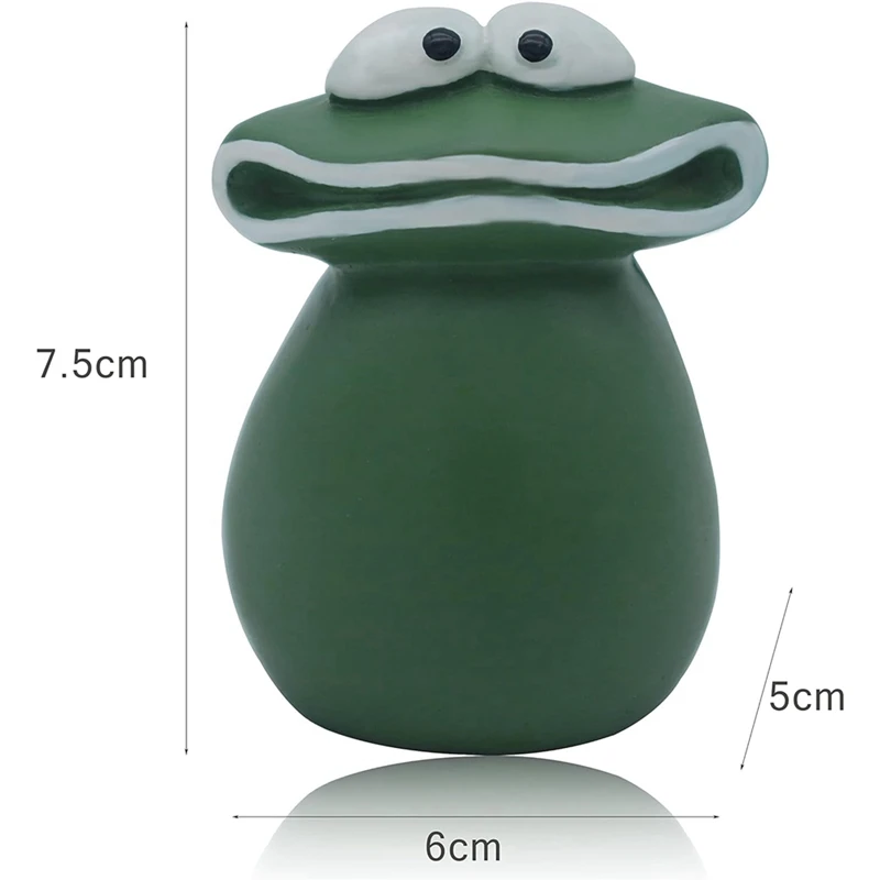Frog Statue Resin Big Mouth Statues Waterproof Handmade For Garden Home Decoration Funny Yards Decorations Easy Install S