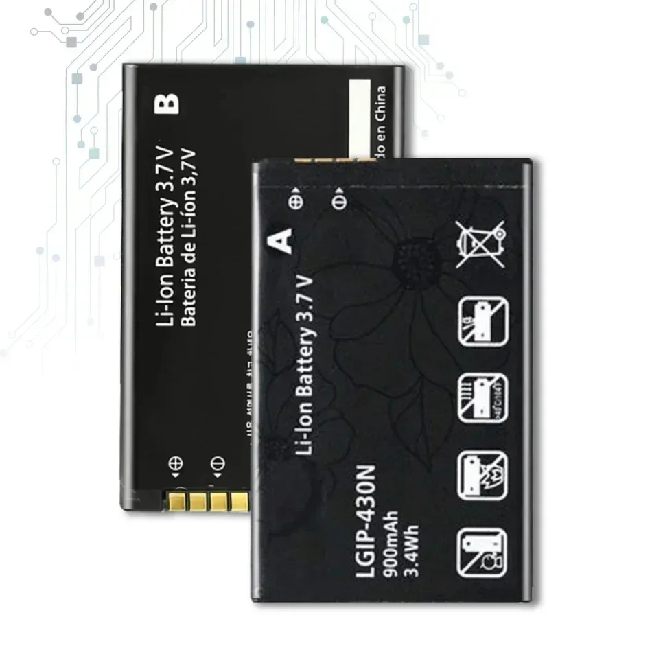 LGIP-430N 900 мАч сменный аккумулятор для LG Cookie Fresh GS290 GW300 LX290 LX370 LGIP MT375 GM360 430N