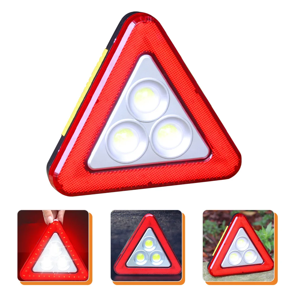 

Road Safety Triangles Safety Triangles Plastic Road Triangle Frame Reflector LED Emergency Triangles