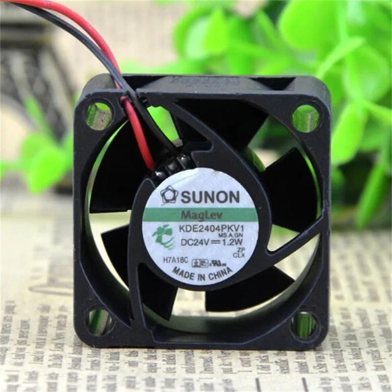 Трехпроводной/двухрядный вентилятор для рассеивания тепла KDE2404PKV1 4020 4 см 24 в 1,2 Вт