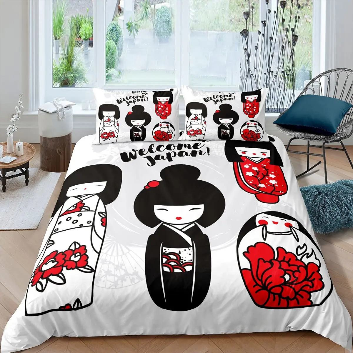 

Комплект постельного белья с пододеяльником и пододеяльником для женщин, 2/3 шт.