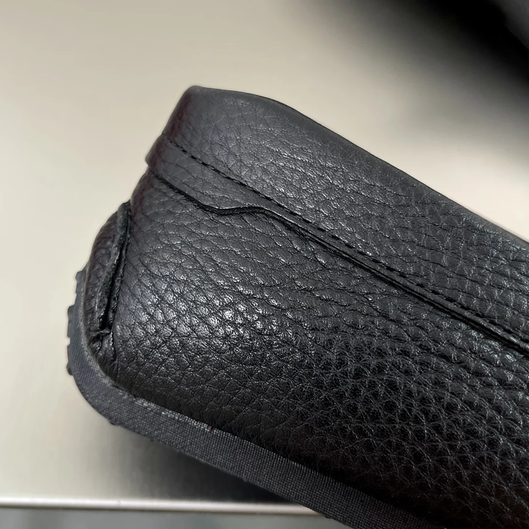 Туфли мужские в полоску модные лоферы деловой стиль повседневная обувь