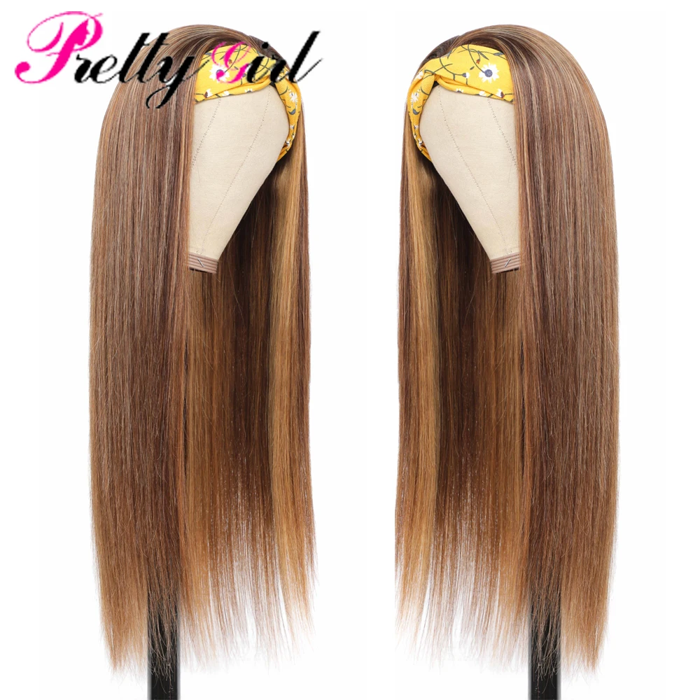 Парики женские прямые бразильские обруч Омбре манекен для шарфа парика/27 цветов