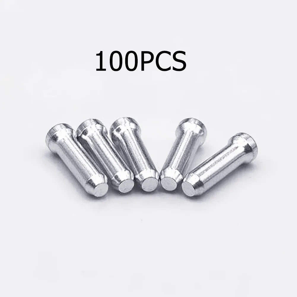 

Road Bicycle Brake Shifter Inner Cable Tips Protector Aluminum Alloy 100pcs/pack Wire End Cap Bicycle Accesories