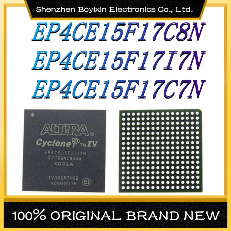 

EP4CE15F17C8N EP4CE15F17I7N EP4CE15F17C7N Package: FBGA-256 Brand New Original Genuine Programmable Logic Device (CPLD/FPGA)C