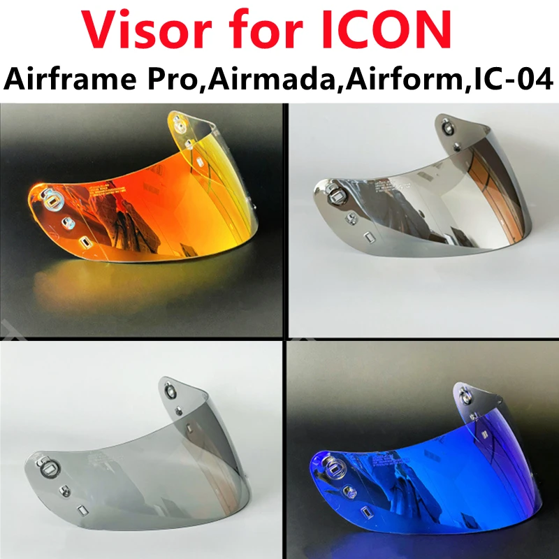Helmet Shield Windshield for ICON Airframe Pro,Airmada,Airform,IC-04 Visor Sunshield Casco Para Moto Visera Capacetes Parts