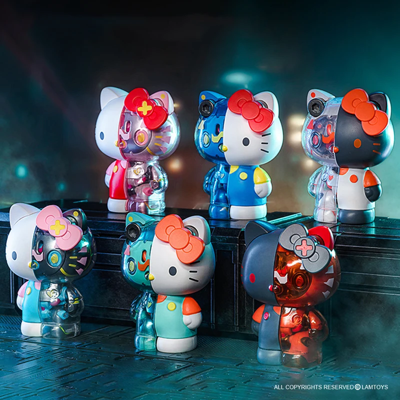 

Детские игрушки Hello Kitty, полумеханические игрушки Hello Kitty Tide Play, съемные фигурки, куклы, украшения, подарки, Аниме фигурки, модели игрушек