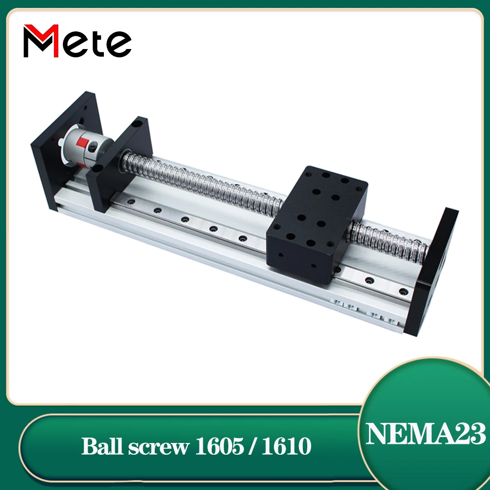 

Double line rail Linear Guide Stage Rail Motion Slide Table Ball Screw Actuator for CNC 3d Printer Parts 100mm-1000mm Stroke