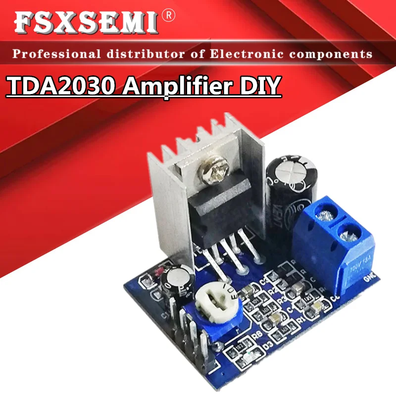 

TDA2030A Module 6V 9V 12V Single Power Supply Audio TDA2030 Amplifier DIY Digital Circuit Board