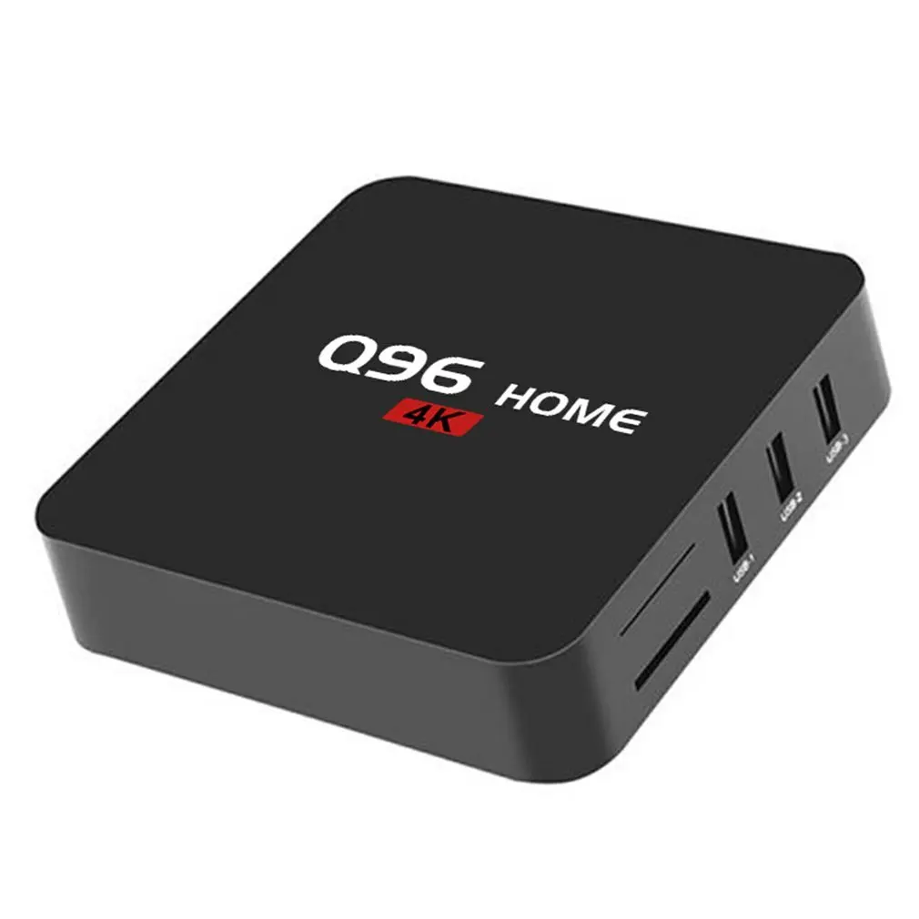 

Q96 Home Network Play 11.0 System Smart Box Set-top Box 1G+8G 4K Lucidity 4 Core CPU 64 Bit 4K UCD