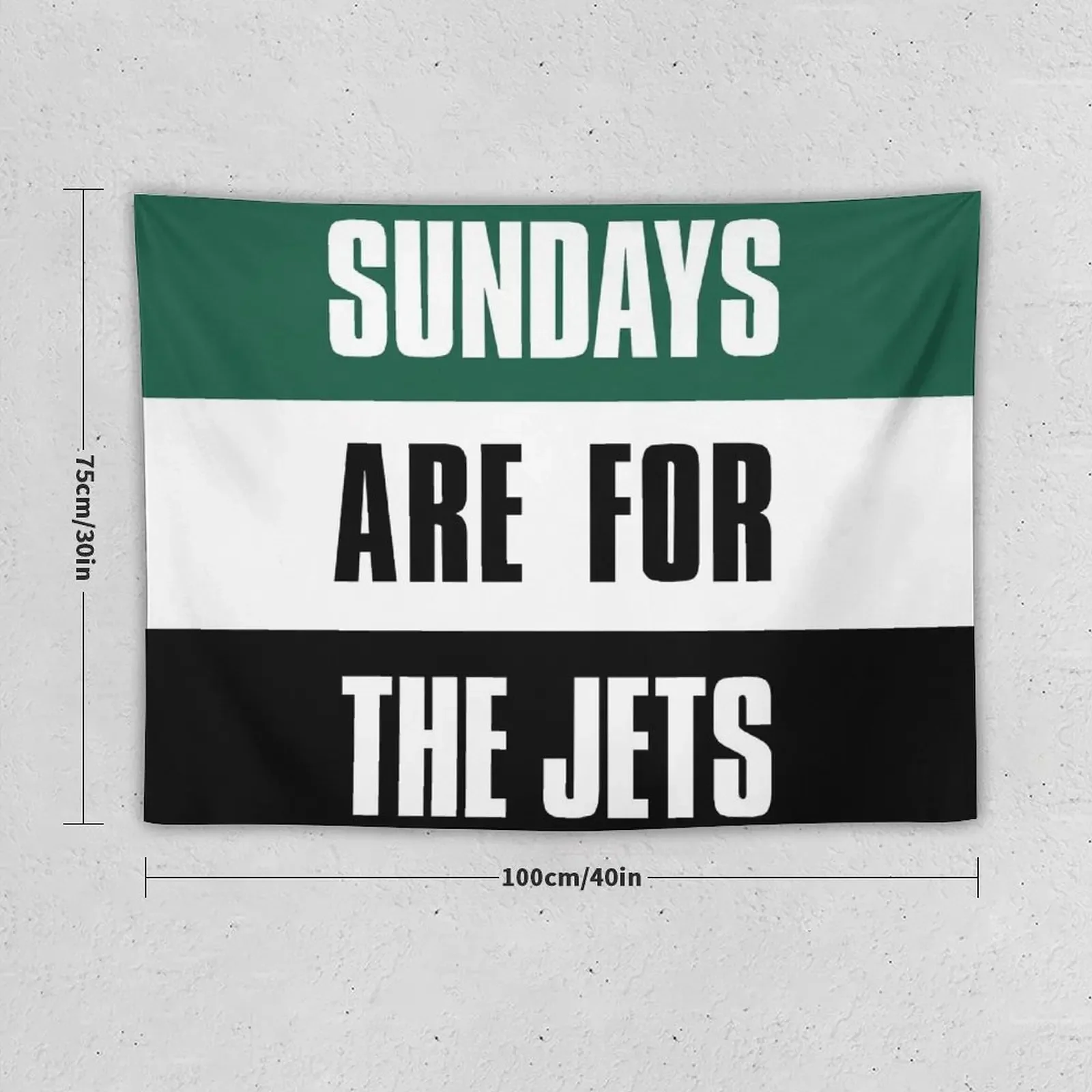 Sundays are for The Jets гобелен для фанатов футбола Нью-Йорка украшение спальни дома