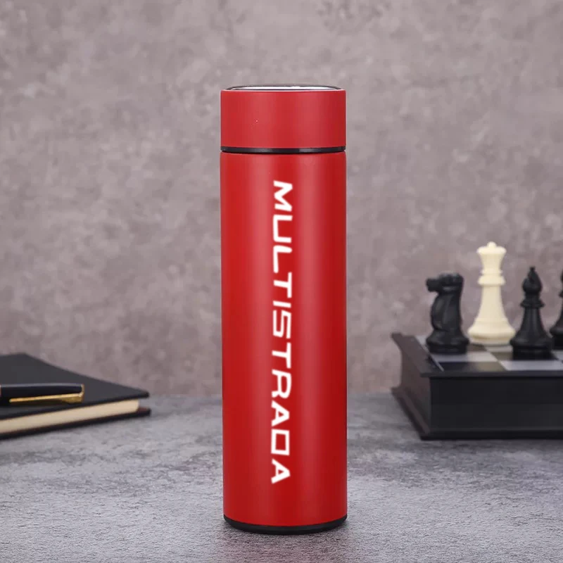 Автомобильный стиль умный светодиодный термос с дисплеем температуры кружка 500