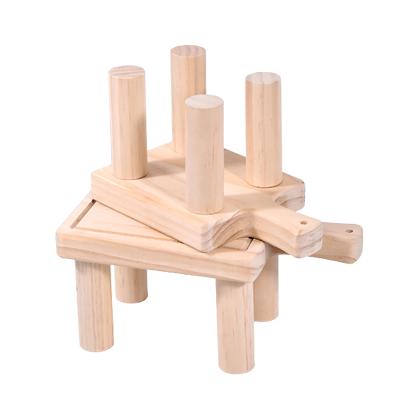 

Mini Plant Stool Wooden Plant Pot Table Modern Plant Stand Holder Square Plant Table For Flower Pots Indoor Home Decoration