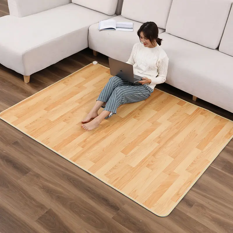 

Нагревательные электрические ножки, кожаный напольный зимний коврик для ног Thermarpet, электрический нагреватель, нагревательная подушка для дома 50x150 см