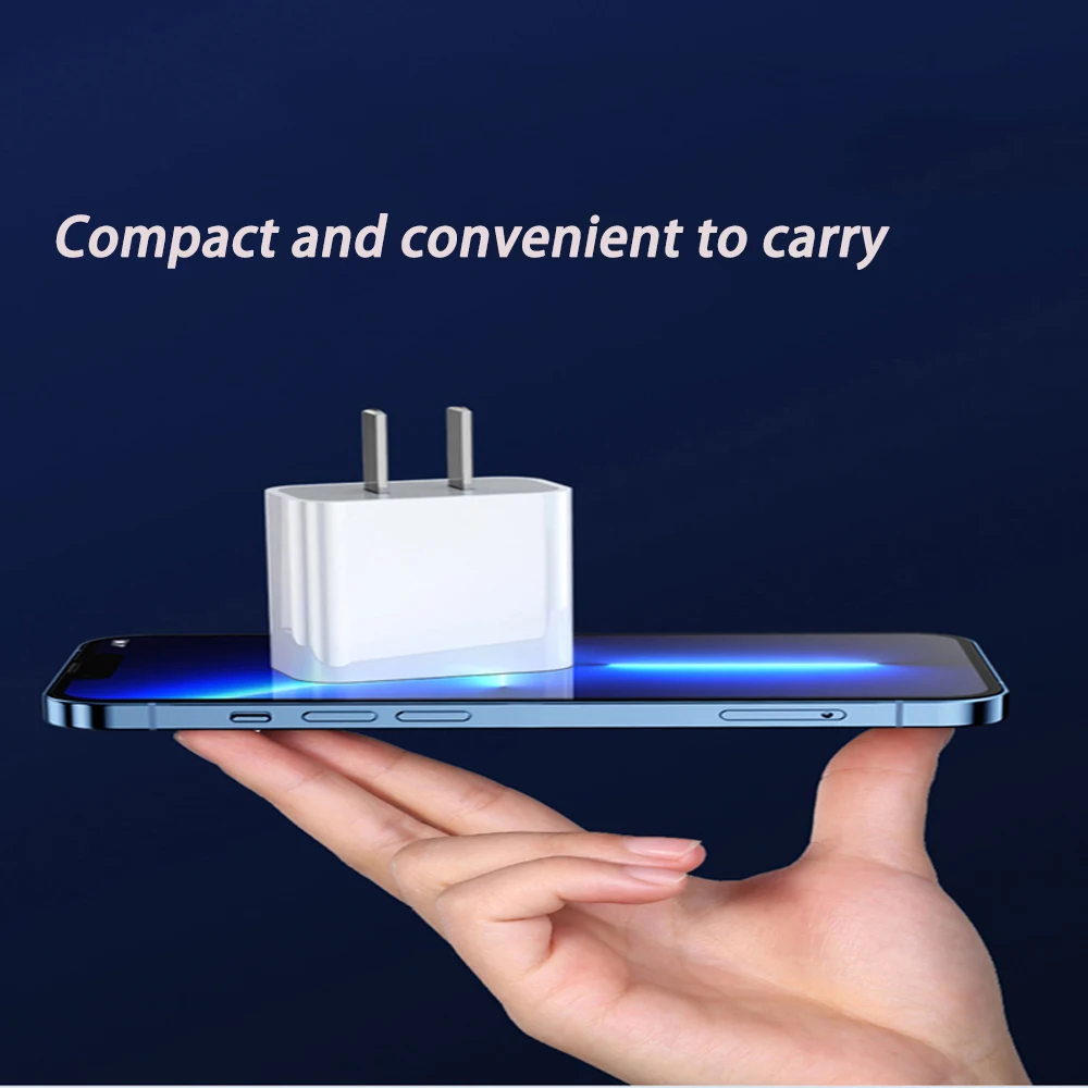 

PD 20W Fast Charger Port Charger Portable Adapter for iPhone 8 9 11 12 13 Wall Chargers